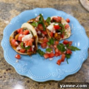Zesty Chicken Tacos 2 Juicy Chicken Tacos with Fresh Pico de Gallo