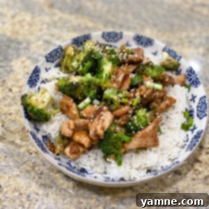 Sesame Chicken and Broccoli
