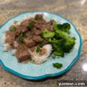 Slow Cooker Beef Tips and Gravy