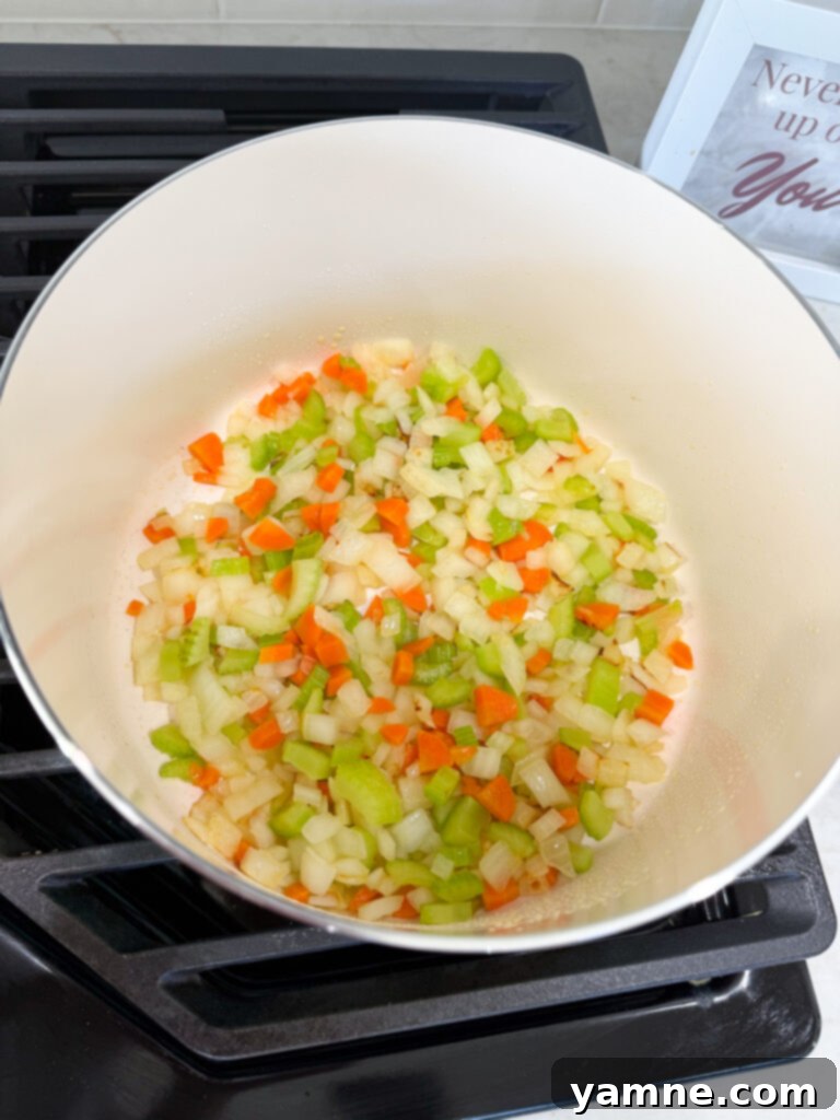 Sauteing vegetables