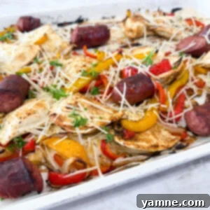 Kielbasa and Pierogi Sheet Pan Dinner