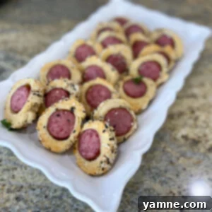 Everything Bagel Poppers 2 Golden brown Everything Bagel Bites arranged on a serving platter